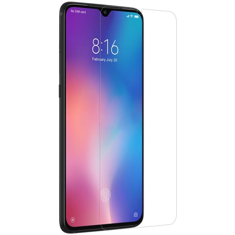 Kính cường lực trong suốt Xiaomi Mi 9,vát cạnh 2.5D tặng keo chống hở mép