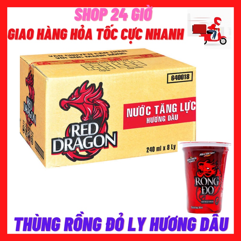 Thùng Rồng Đỏ Ly - Shop 24 Giờ