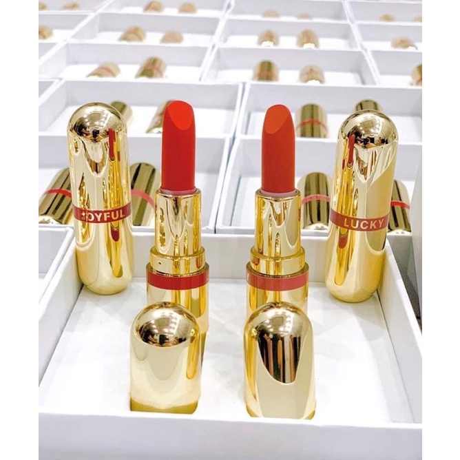 Bộ sưu tập Son thỏi lì mini M.O.I Cosmetics Golden Gift Hồ Ngọc Hà