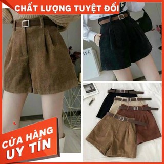 Quần Short Nhung Tăm, Đùi nhung tăm ko kèm đai