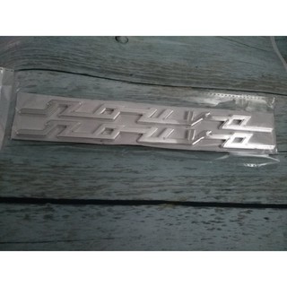 bộ tem decal chữ nổi nouvo bạc