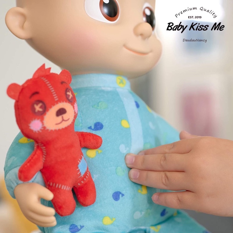 Đồ chơi Búp bê JJ Cocomelon phát nhạc CHÍNH HÃNG - CoComelon Official Musical Bedtime JJ Doll