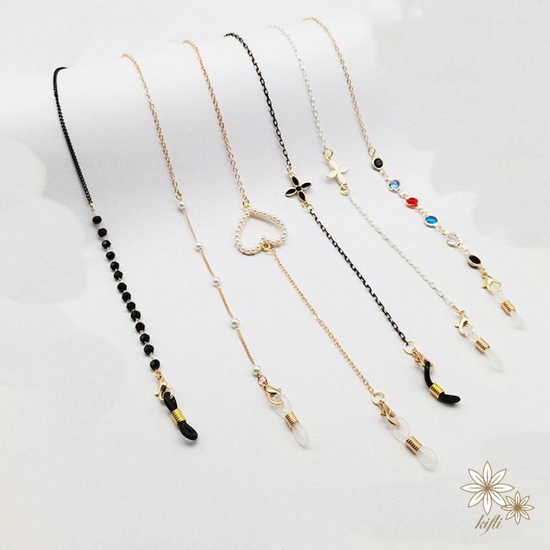 Dây Đeo Gắn Kính Chống Thất Lạc Đính Ngọc Trai Thời Trang