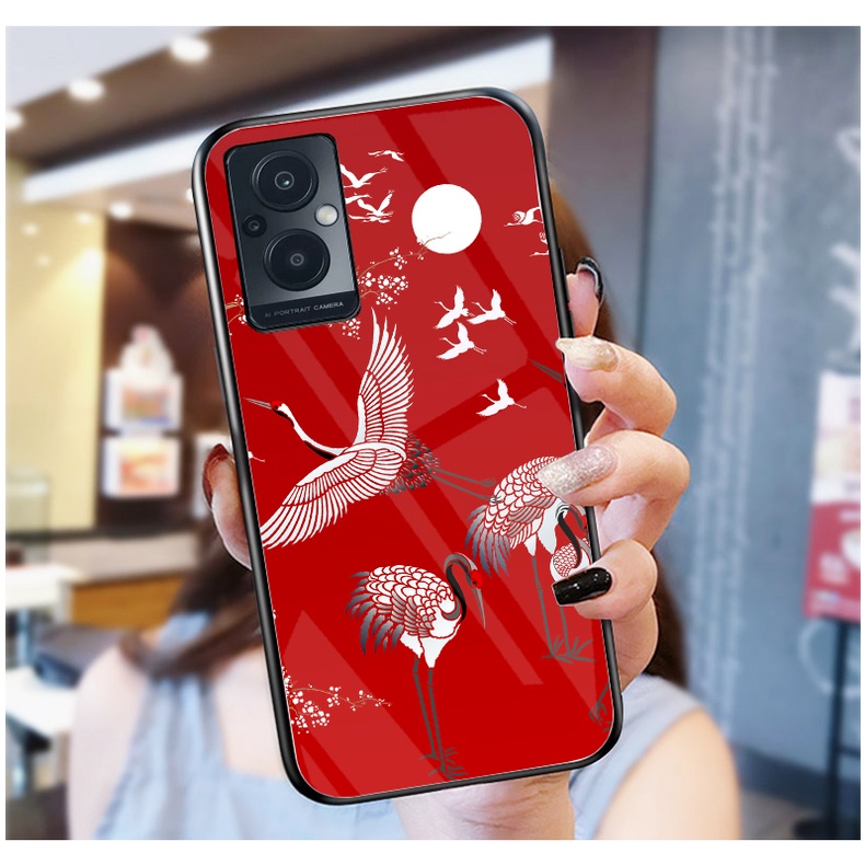 Ốp Lưng OPPO RENO 7 4G, RENO 7 5G, RENO 7Z 5G mặt kính cường lực cao cấp