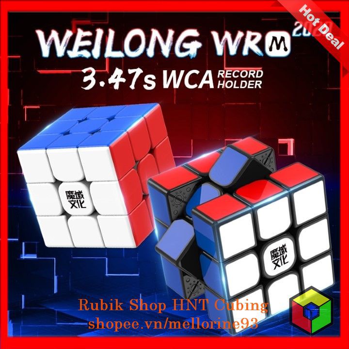 (Siêu Phẩm) Rubik 3×3 MoYu Weilong WRM 2020 Khối Lập Phương Rubik Cao Cấp 3 Tầng