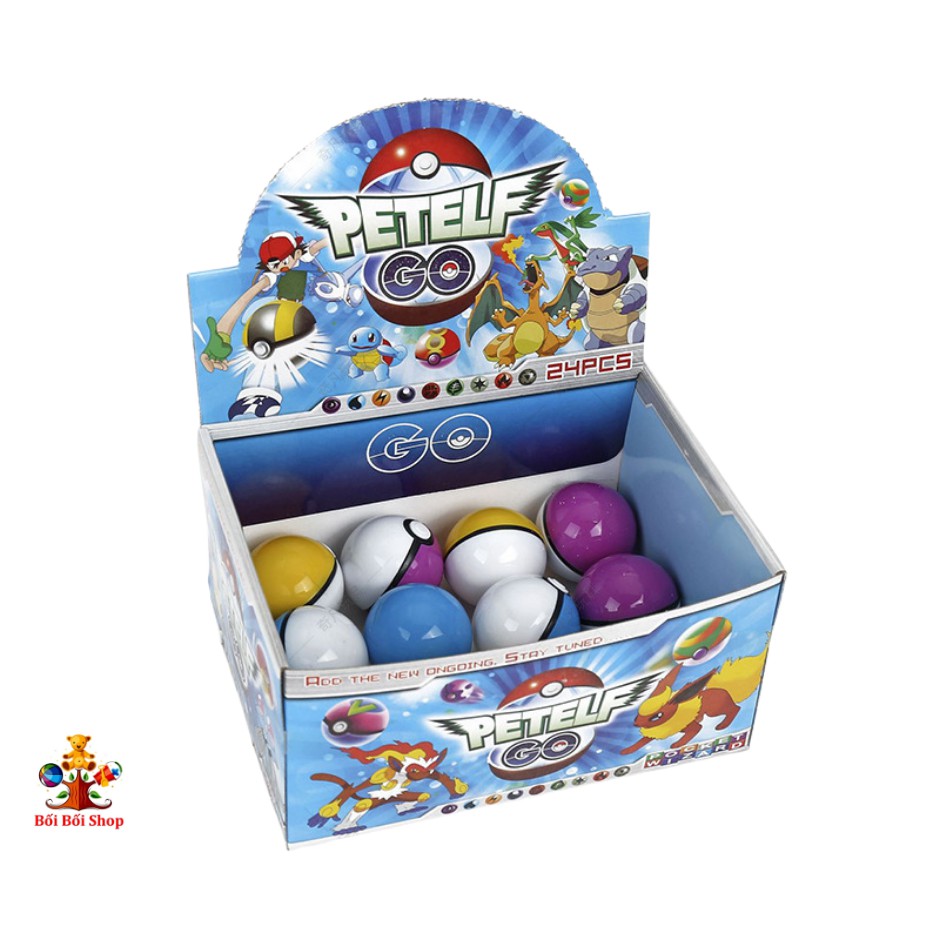 24 Quả Cầu Pokemon Đồ Chơi Độc Đáo Dành Cho Bé - Loại 1