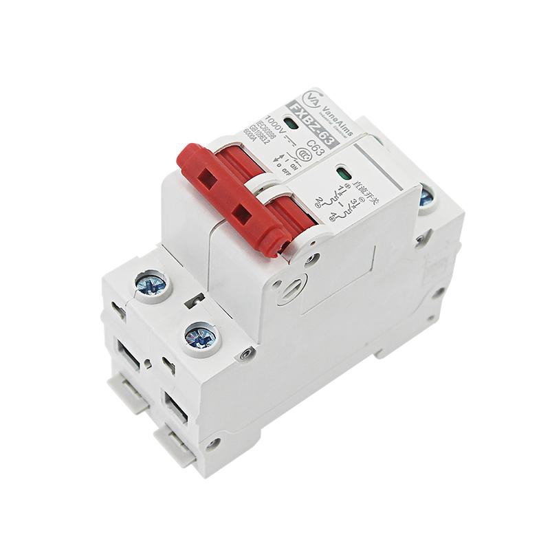 CB dc 1000V FXBZ-63 Aptomat 1 chiều bộ ngắt mạch DC 1000V CHÍNH HÃNG Vaneaims