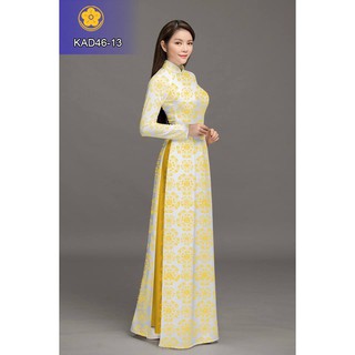 Vải Áo Dài Tằm Ý, Lụa Nhật  KAD46