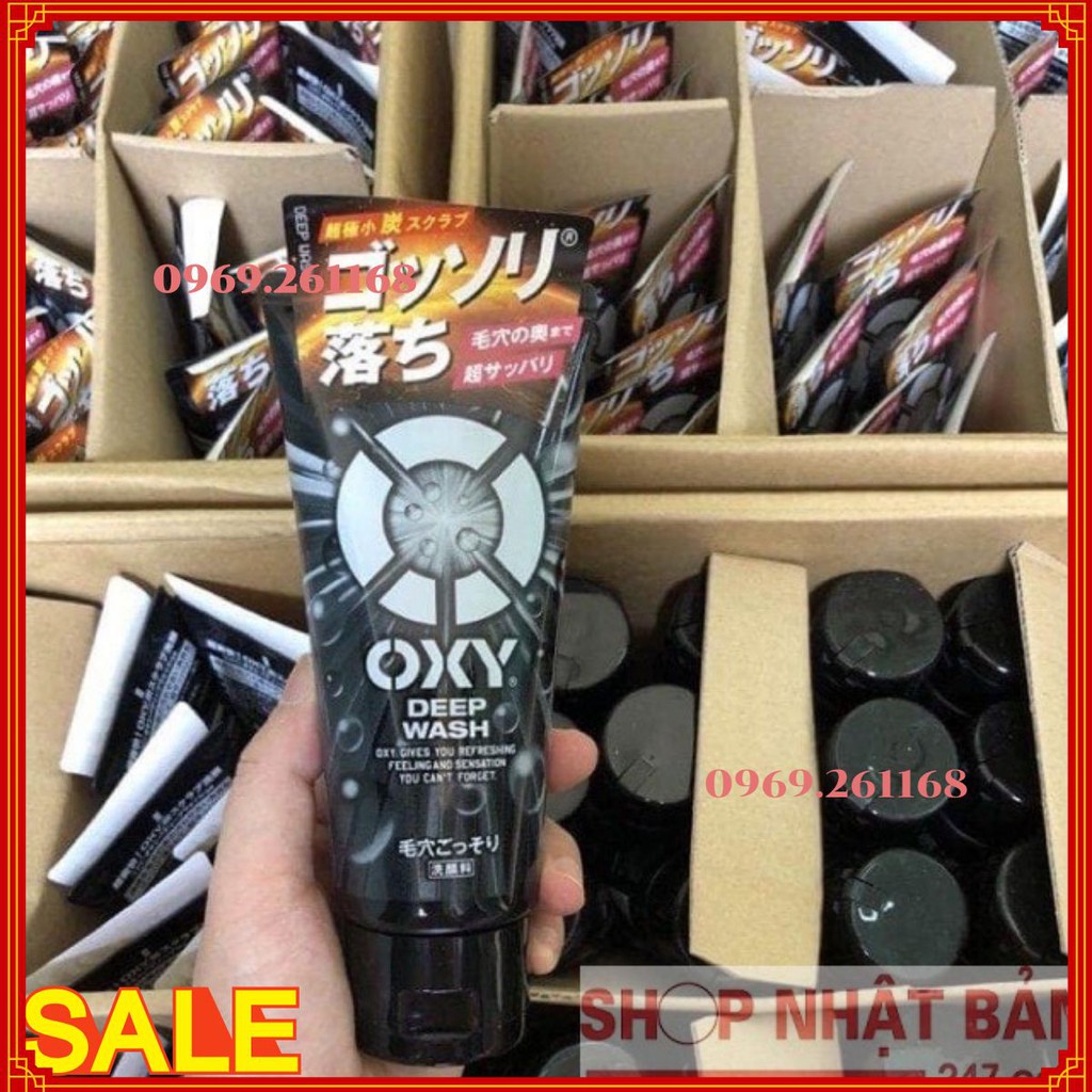 Sữa rửa mặt Oxy nam Nhật Bản 130g