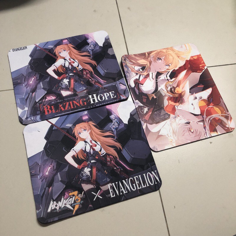 Lót chuột Asuka x honkai size 40x30cm combo