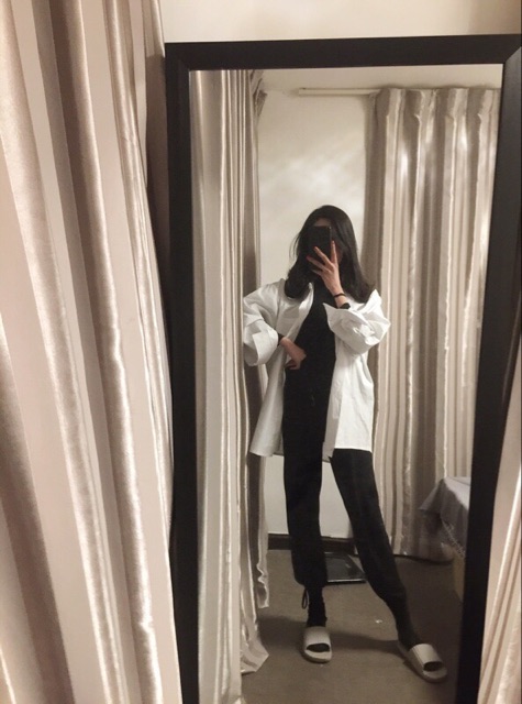 Áo sơ mi trắng dáng rộng sẵn - hình thật chất liệu kate silk | BigBuy360 - bigbuy360.vn