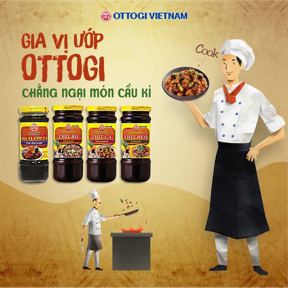 Gia vị ướp thịt Heo, Bò, Gà Hàn Quốc 240g