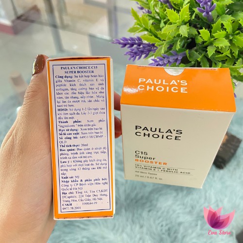 [Nhập Khẩu]Tinh chất Paula's Choice Vitamin C tăng cường làm sáng da, chống lão hóa - Paula's Choice C15 Super Booster