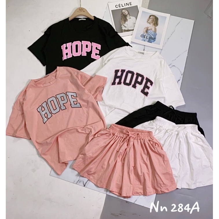 SET THUN CHỮ HOPE Hương Quỳnh Bigsize ( Ảnh thật trải sàn)