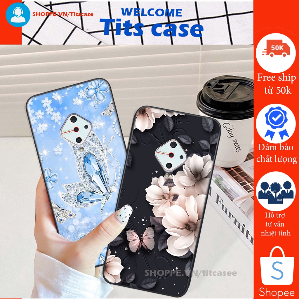 Ốp lưng Vivo S1 PRO in hình thiên nga,hoa may mắn, đặc sắc ĐỘC - LẠ - BỀN