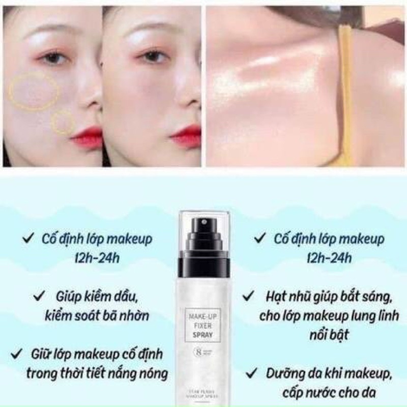 XỊT KHOÁNG MAKEUP GIỮ LỚP TRANG ĐIỂM EXGYAN