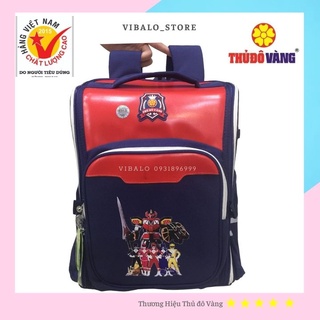 Balo Chống Gù Học Sinh Tiểu Học Siêu Nhẹ Cao Cấp Chống Nước Thủ đô Vàng BG240