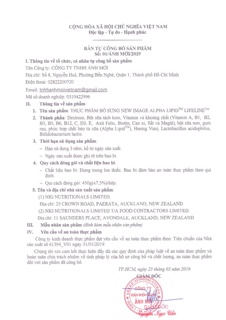 Sữa non Alpha Lipid Lifeline