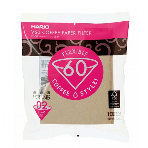 GIẤY LỌC CÀ PHÊ HARIO PAPER FILTER V60  – BROWN