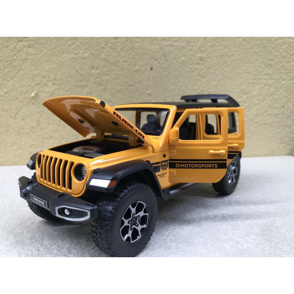 Xe mô hình JEEP RUBICON Wrangler 4X4 - 1:24