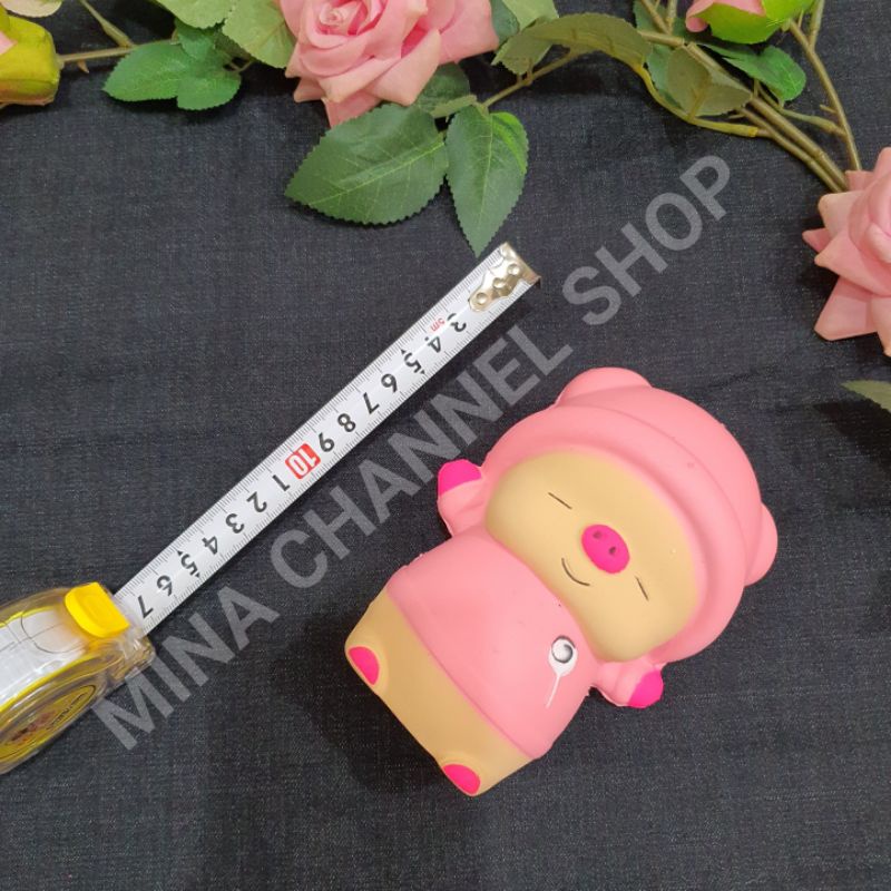 Squishy Con Heo Hồng dễ thương đáng yêu chậm tăng mềm thơm có bao bì và quà tặng