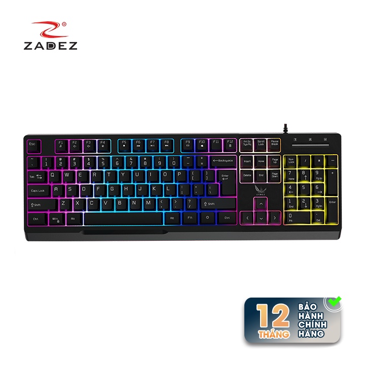 Bàn phím giả cơ Switch Membrane Gaming Zadez G850K