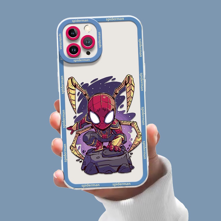 Ốp Điện Thoại Silicon TPU Mềm Trong Suốt Họa Tiết Hoạt Hình Cho IPhone 14 13 12 11 Pro MAX Mini 6S 7 8 Plus X XS XR