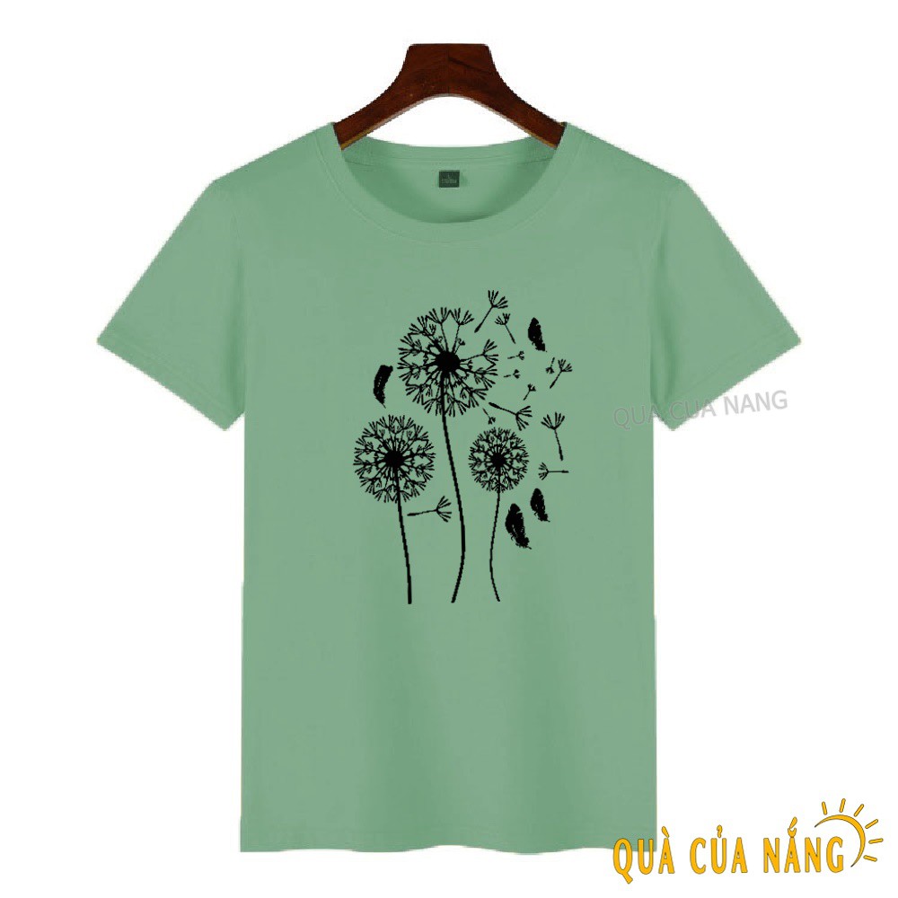 Áo Thun Nữ Tay Ngắn Lá Bồ Công Anh May Mắn AT-025 | BigBuy360 - bigbuy360.vn