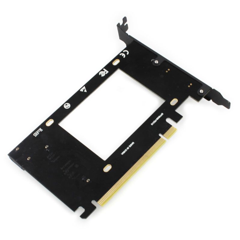 R* PCIE X16-U.2 SFF-8639 Expansion Card U2X16 Pci-express 3.0 4x X16 to U.2 NVMe PCIe SSD PCI-e to Card m2 NGFF 2.5 'SSD to PCI-E X16 Net x4 Adapter