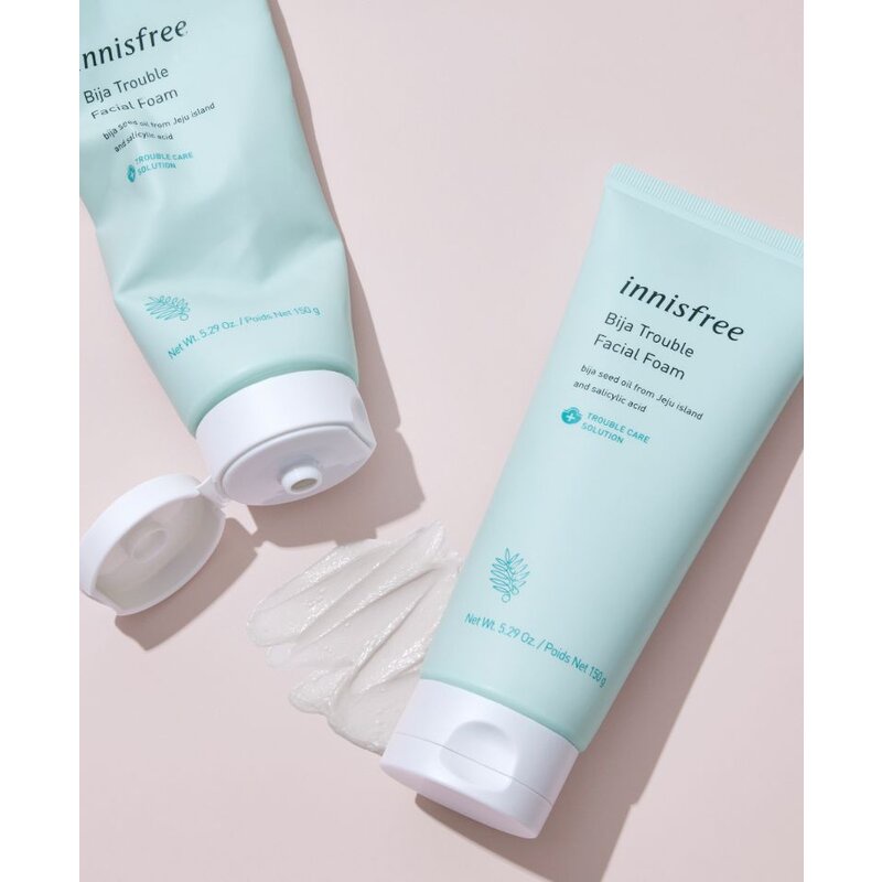Sữa Rửa Mặt Dành Cho Da Mụn innisfree Bija Trouble Facial Foam 150g | Hasaki - Sản Phẩm Chính Hãng