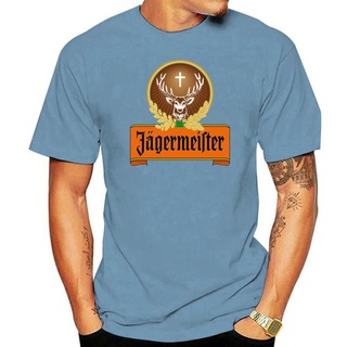 Nam Áo Mới Tee Jagermeister Logo Đức Rượu Phổ Biến Cocktail Jager Cổ Điển Áo