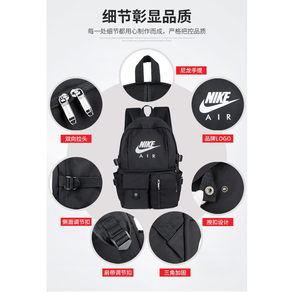 Nike Ba Lô Thể Thao Du Lịch Đựng Laptop Thời Trang Chất Lượng Cao Kkz637