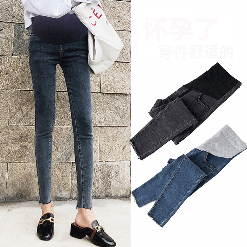  Quần Jeans Lưng Cao Thời Trang Cho Mẹ Bầu