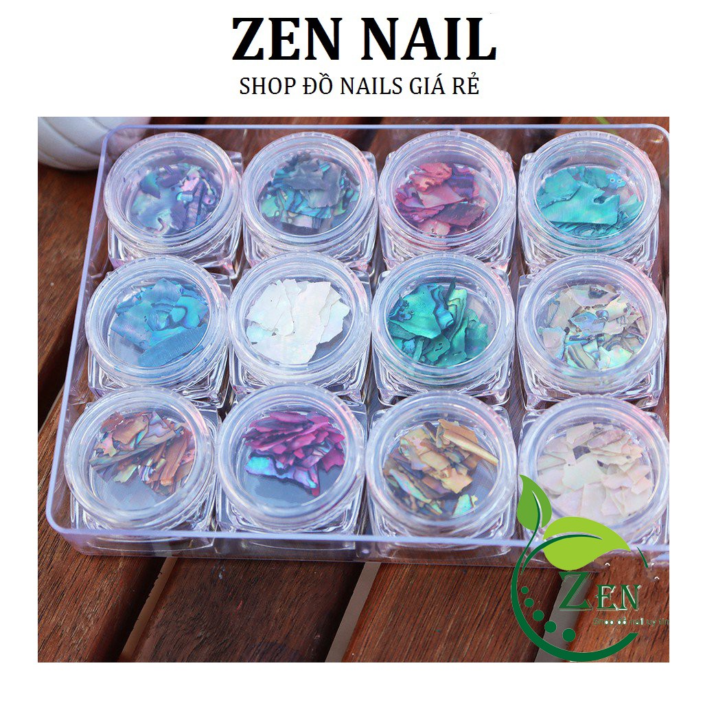 Xà cừ Vân Đá, Xà cừ Nail trang trí móng, ẩn gel, ẩn bột