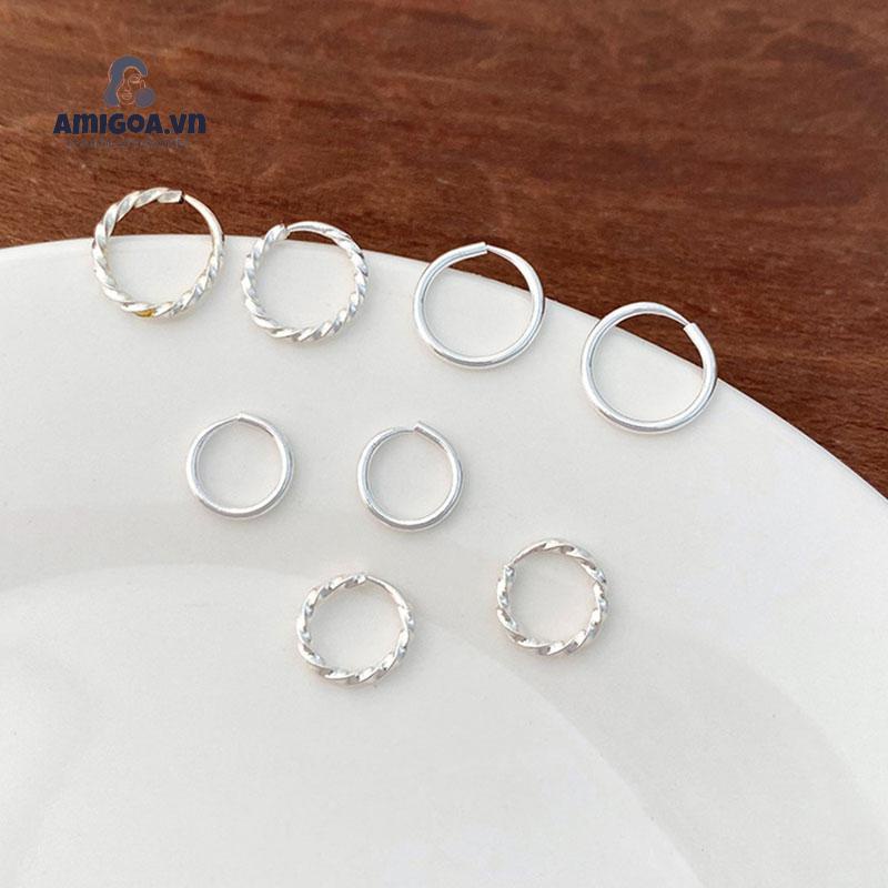 Khuyên Tai Tròn Nhỏ Thời Trang Cho Nữ