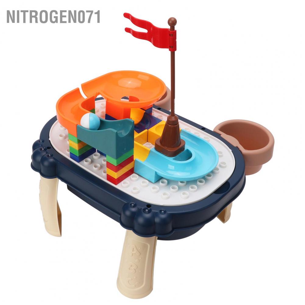 Nitrogen071 6 in 1 Bàn xếp lego đa năng cho bé, chất liệu nhựa nguyên sinh ABS Cao cấp