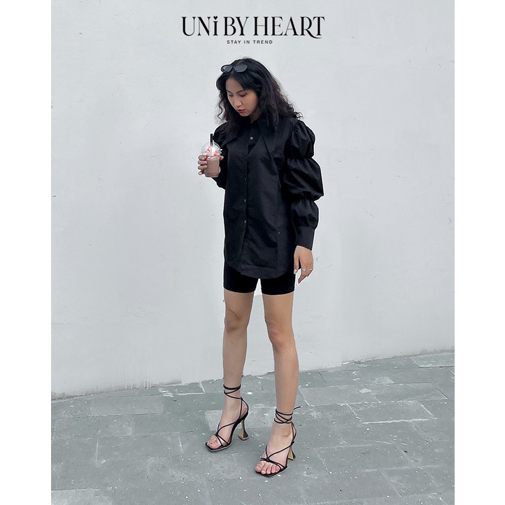 Áo sơ mi nữ Milly Shirt SMI006 thiết kế tay bồng trendy, thời trang - Uni By Heart