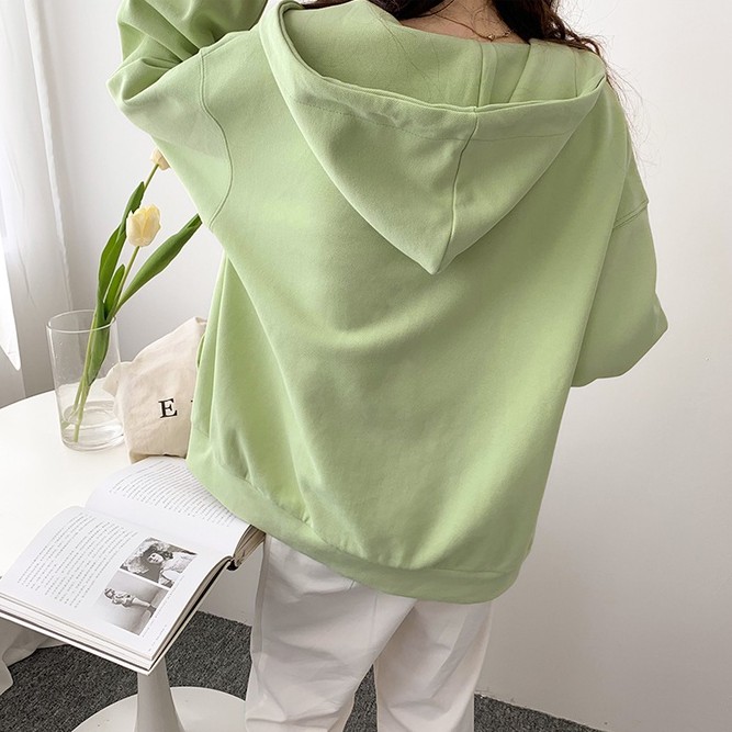 Áo Khoác Cardigan Tay Dài Có Mũ Trùm Đầu 45104 Phong Cách Mới | BigBuy360 - bigbuy360.vn