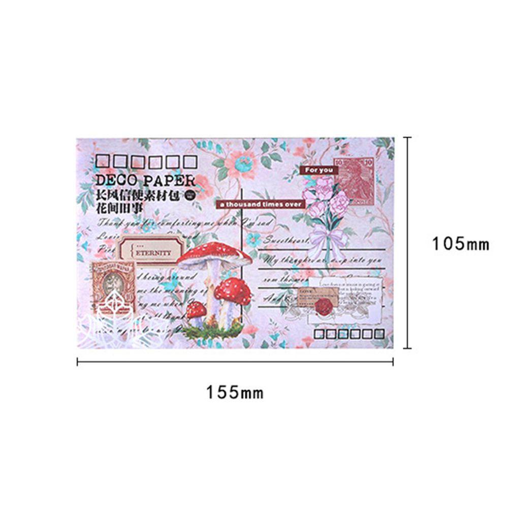 Miếng Dán Trang Trí Sổ Tay / Nhật Ký DIY Hình Cây Cối Phong Cách Vintage