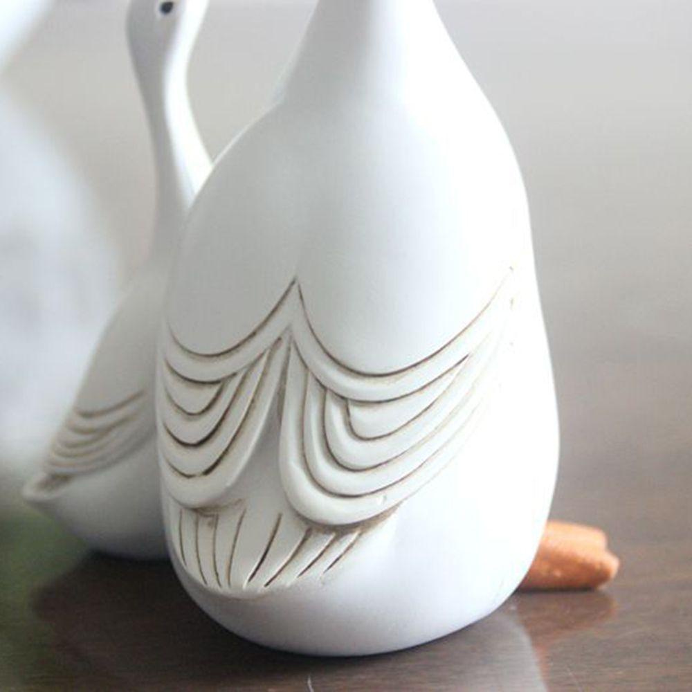 KUNHEV Đồ trang trí Chú Vịt Hoa Mẫu Đơn Sống Động Trang Trí Sân Vườn