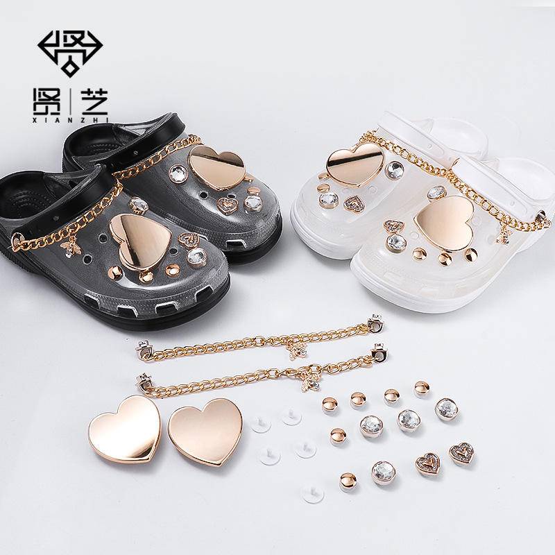 crocs sticker Bộ Phụ Kiện Trang Trí Giày DIY Đẹp Mắtshoes sticker Accessories Stickers Sandals Shoe Decoration