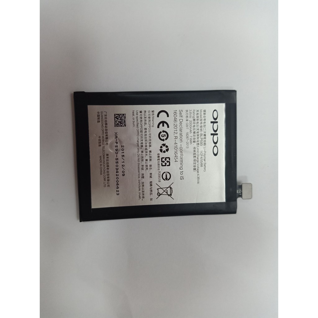 Pin Oppo Neo 5, A31w, R1201, BLP593, 2000mAh zin tháo máy