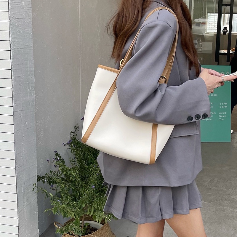 Túi xách tay đeo vai tote IELGY sức chứa lớn đa năng thời trang dành cho nữ