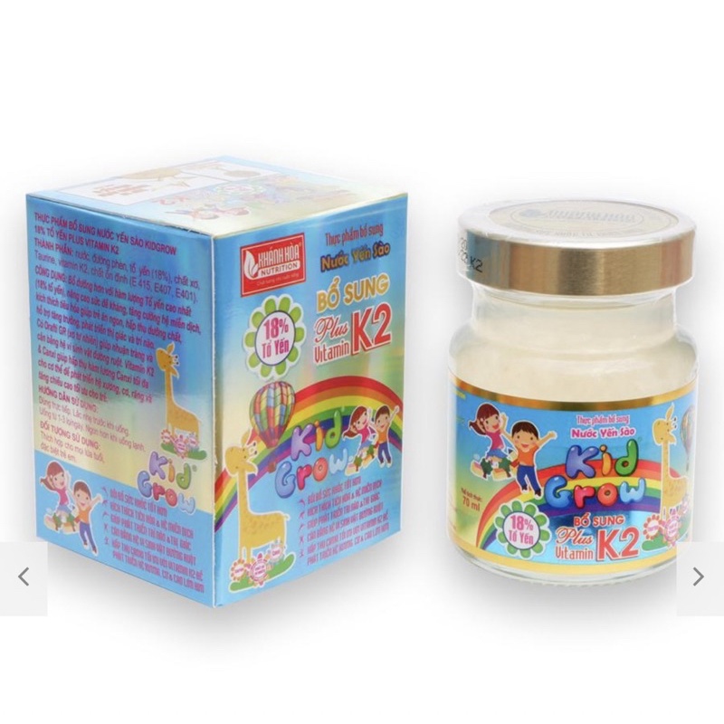 1 Hộp yến sào Khánh Hoà Nutrition Kidgrow 18% tổ yến