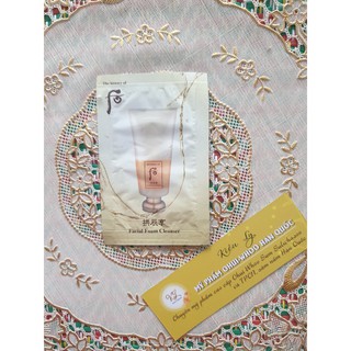 Sữa rửa mặt đông y whoo vàng siêu mịn trẻ hóa gói 3ml