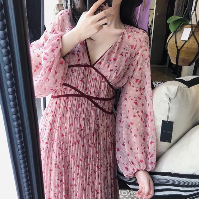 Đầm hoa ulzzang
