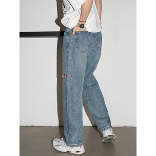 Quần jean baggy nam, quần bò ống rộng