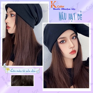 Thuốc nhuộm tóc Nâu Hạt Dẻ không tẩy sử dụng tại nhà nhiều thảo dược giá rẻ kcolor