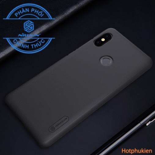 Ốp lưng sần siêu mịn Xiaomi Redmi 5 chính hãng Nillkin mặt lưng nhám chống trơn trượt tay (Tặng kèm 1 miếng dán từ tính)