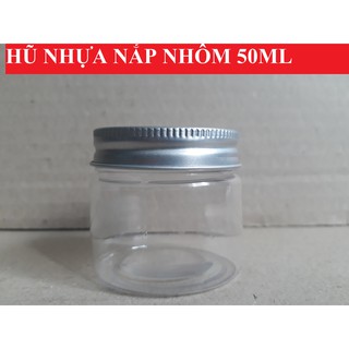 HŨ ĐỰNG KEM 50G (50ML) NẮP NHÔM
